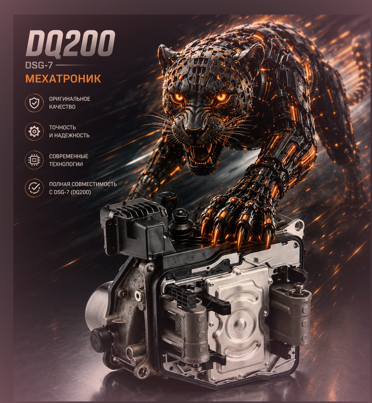 Мехатроник для DSG-7 (DQ200) — Škoda Rapid — фото детали в нашем сервисе